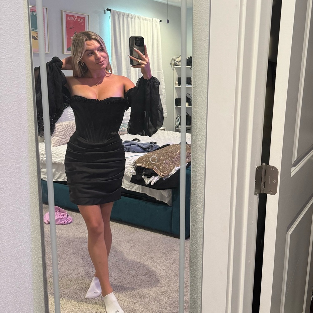 House of CB Black Dress